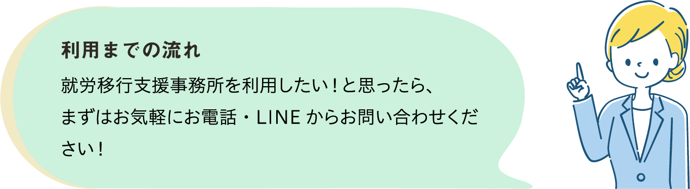 利用までの流れ